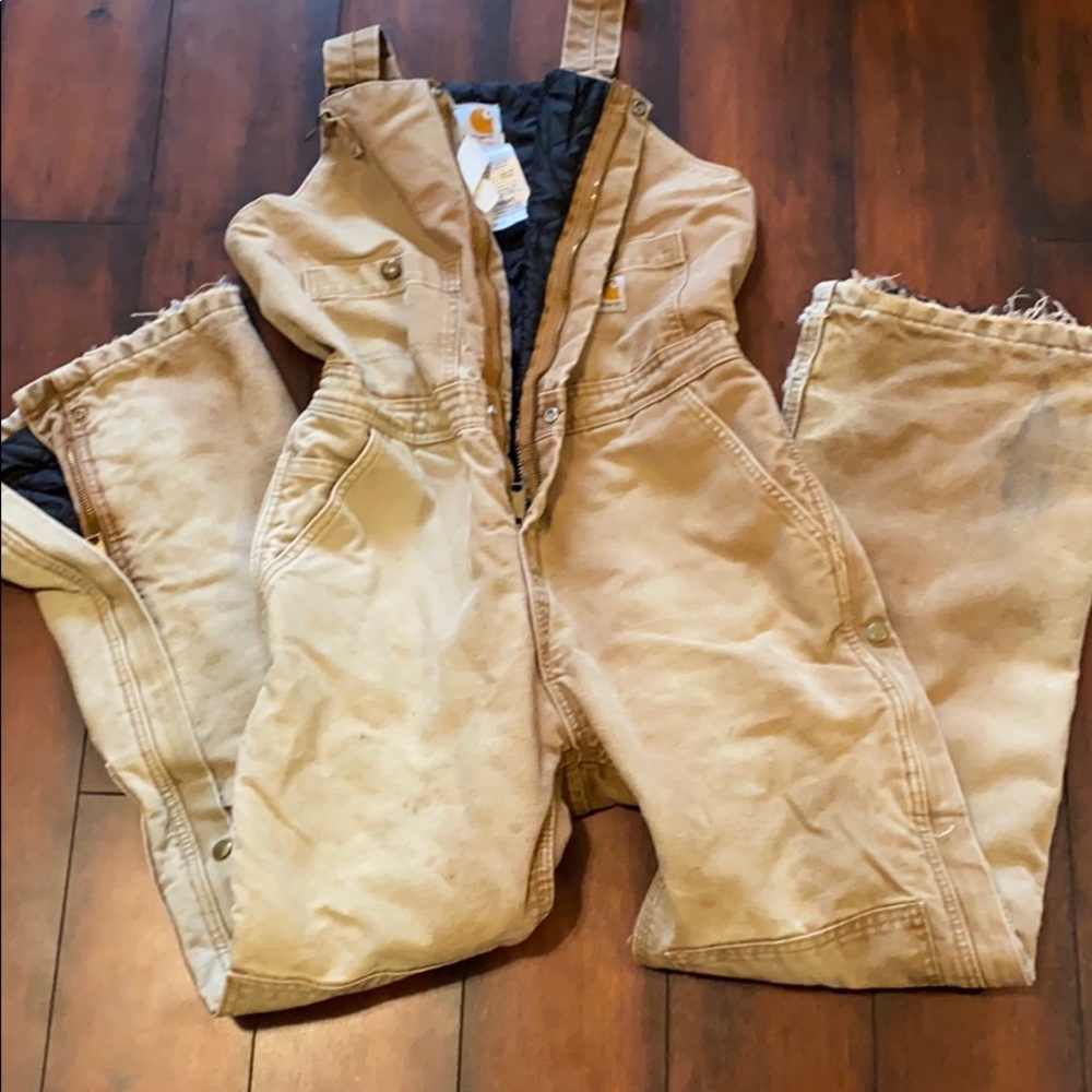 Carhartt ladies insulated overalls 2 x 30